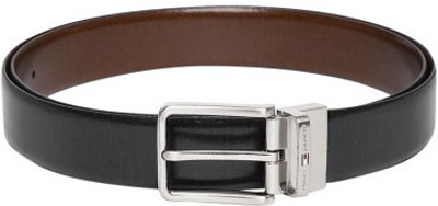 

Tommy Hilfiger Men Black Genuine Leather Belt