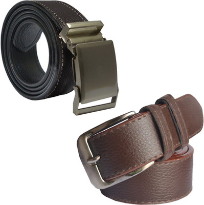 

LOOPA Men Formal Brown Synthetic Belt