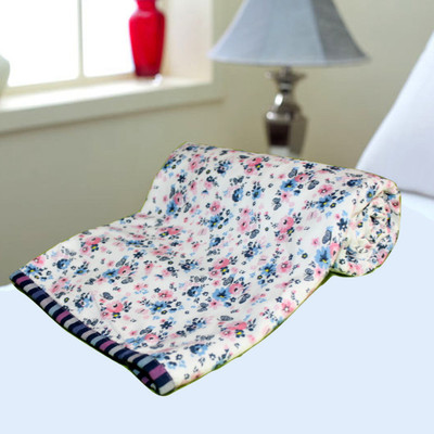 

Polka Floral  Dohar(Cotton, Pink, White, Blue, Blue;pink;white