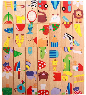 

CforCat Wooden Domino (28 Pcs)(Multicolor)