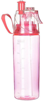 

SAPARA GYM SPRAY EXERCISE AND FITNESS FOR FRESHNESS AND COOLNESS WATER BOTTLE 600 ml Sipper(Pack of 1, Pink)