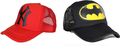 FashMade Printed Sports/Regular Cap Cap(Pack of 2)