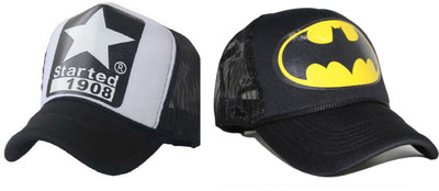 FashMade Printed Sports/Regular Cap Cap(Pack of 2)