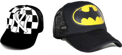FashMade Printed Sports/Regular Cap Cap(Pack of 2)