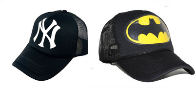 FashMade Printed Sports/Regular Cap Cap(Pack of 2)