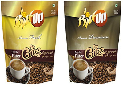 

RiseUpCoffee RiseUp Aroma Fresh Filter Coffee Powder, Aroma Premium Filter Coffee Powder, 500 g (Combo of 2) Filter Coffee 500 g(Pack of 2, Caramel Flavoured)