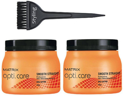 

Styling Hair Brush With Opti Care Smooth Straight Hair Spa Pack Of 2(Set of 3)