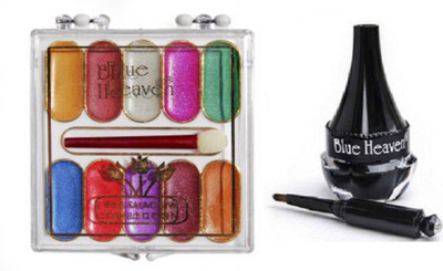 

Blue Heaven cream eyeshadow 10 in 1 with Kajal(Set of 2)