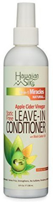 

Hawaiian Silky Static-Free Apple Cider Vinegar Leave-In Conditioner 8 Fl Oz - Black Castor Oil Extract For Hair Growth - 100% Natural Treatment Men Women & Kids(236.59 ml)