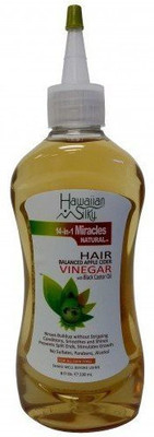 

Hawaiian Silky Apple Cider Vinegar Instant Hair Balancer With Black Castor Oil - Sulfate-Free No Hair Striping Detangler Ph Balancer 8 Oz - 100% Natural Repair Treatment(236.59 ml)