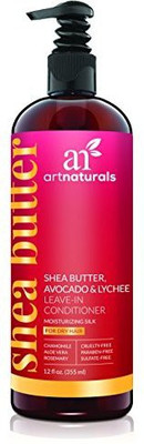 

Artnaturals Shea Butter Leave-In Conditioner - 12 Oz - Made From Shea Butter Avocado And Lychee - Repair Dry And Damaged Hair(354.88 ml)