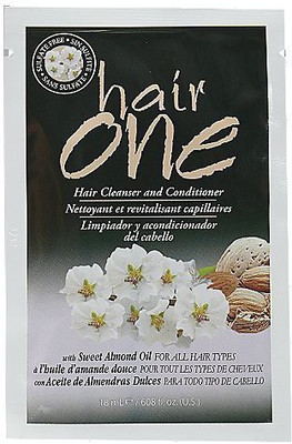 

Hair One Cleanser And Conditioner With Sweet Almond Oil 18Ml Packette Pack Of 6(18 ml)