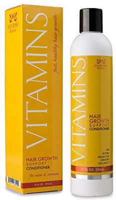 

Nourish Beaute Vitamins Hair Loss Conditioner - Best Hair Growth Treatment For Men And Women - Reduces Thinning And Stimulates Regrowth For Thicker Hair(296 ml)