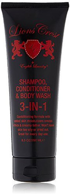 

English Laundry LionS Crest 3-In-1 Body Wash Shampoo Conditioner 8.5 Oz.(251.38 ml)