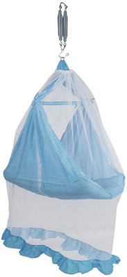 

VParents Infant baby Swing cradle with Mosquito net and spring(Blue)