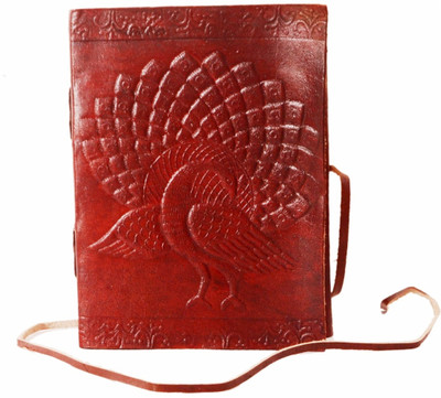 Purpledip Handmade Regular Diary Un Ruled 200 Pages(Brown-1)