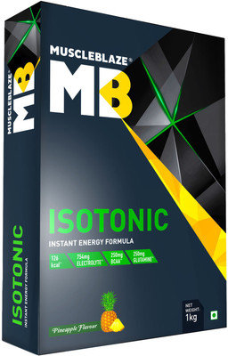 

MuscleBlaze Isotonic Instant Energy Drink(1 kg, Pineapple Flavored)