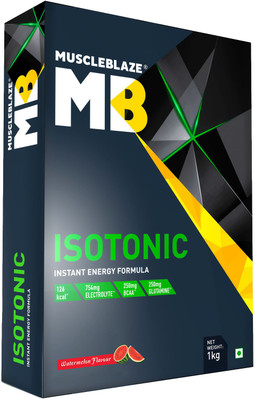 

MuscleBlaze Isotonic Instant Energy Formula Nutrition Drink(1 kg, Watermelon Flavored)