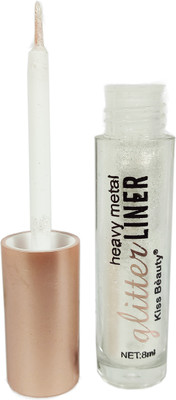 

Kiss Beauty Glitter Eyelinre Long Lasting (Silver) 8 g(Silver)