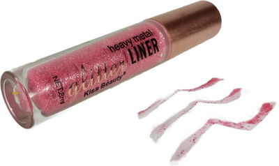 

Kiss Beauty Glitter Eyelinre Long Lasting( Black) 8 g(Pink)