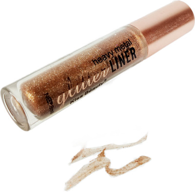 

Kiss Beauty Glitter Eyelinre Long Lasting( Light Goldl) 8 g(Light Gold)