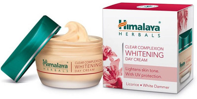 

Himalaya HERBALS CLEAR COMPLEXION WHITENING DAY CREAM Lightens skin tone. Provides UV protection(50 g)