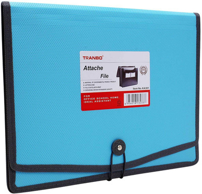 

TRANBO Polyproplyne A4(Set Of 1, Blue)