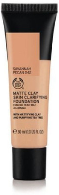 

The Body Shop Matte Clay Skin Clarifying Foundation(042 Savannah Pecan)