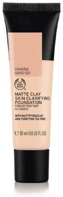 

The Body Shop Matte Clay Skin Clarifying Foundation(021 Havana Sand)