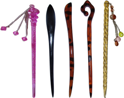 

ERP Combo of Multi Color Juda Sticks Bun Stick(Multicolor)