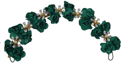 

AASA Hair Accessory Gajra For Women, Artificial Gajra Flowers Bridal Bun Bun(Grey)