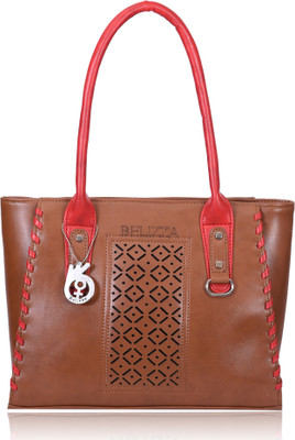 

BELIZZA Shoulder Bag(Brown, Pink)