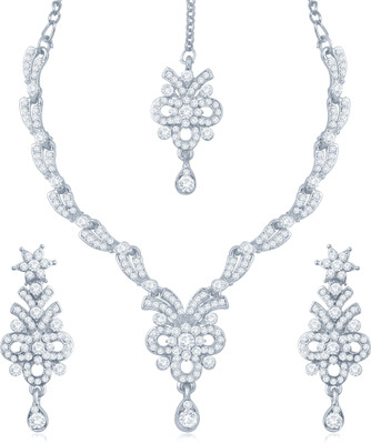 

Divastri Zinc Jewel Set(White)