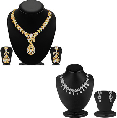 

Sukkhi Zinc Jewel Set(Gold, White)