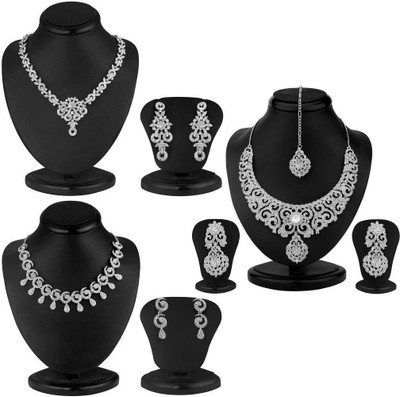 

Sukkhi Zinc Jewel Set(White)