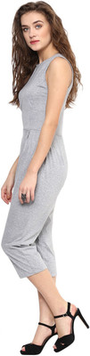 

Uptownie Lite Solid Women's Jumpsuit, Grey