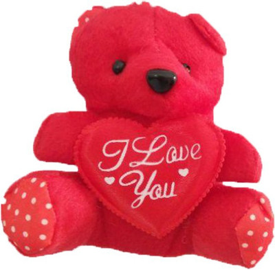 

Generic Red Colour Teddy Bear key chain with I Love You Heart Key Chain