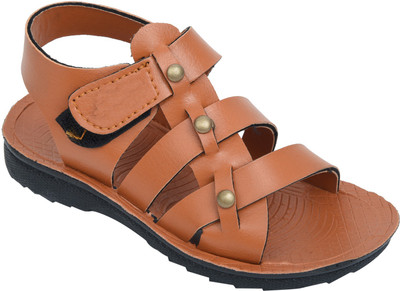 

BUNNIES Boys & Girls Velcro Sports Sandals(Beige, Tan