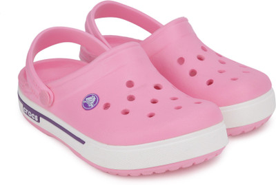

Crocs Boys & Girls Slip-on Clogs(Pink, Party pink/white