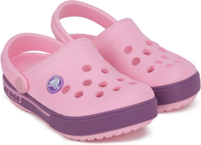 

Crocs Boys & Girls Slip-on Clogs(Pink, Wild orchid / royal purple