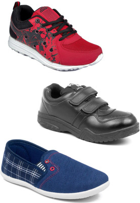 

Asian Boys Lace Running Shoes(Multicolor