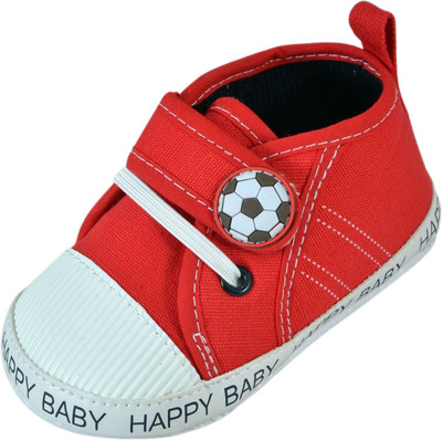

Instabuyz Boys & Girls Velcro Casual Boots(Red