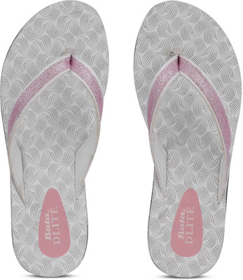 

BUBBLEGUMMER Girls Slip On Slipper Flip Flop(White