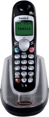 

Sonics SS-717CL Cordless Landline Phone(Black)