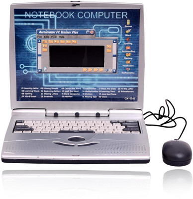 

Shop & Shoppee Educational Notebook Computer with 22 Activities & Games for Kid's(Multicolor)