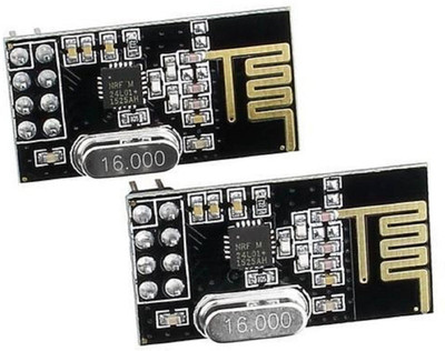 

SunRobotics nRF24L01 Ultra low power 2.4GHz RF Wireless Transceiver Arduino Compatible(2 Pieces)(Black)