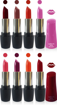

Medin ultra hd elegant colors matte lipstick cosmetics makeup 007 serires femina09 set of 8(multicolour 7)