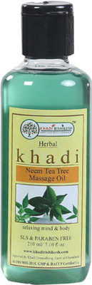 Khadi Rishikesh Herbal Neem Tea Tree Massage Oil(210 ml)