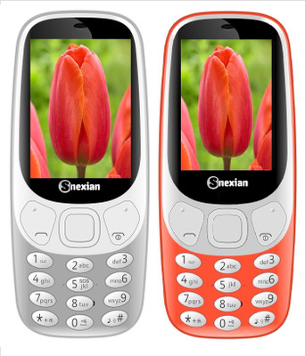 

Snexian 3310 Carving Combo of Two Mobiles(Grey, Red)