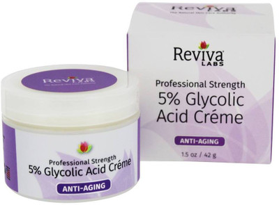 

Reviva Labs Professional Strength 5% Glycolic Acid Anti-Aging Creme 1.5 Oz.(42 g)